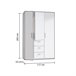 Armário de 3 portas Lexor Branco Brillo