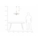 Beliani Lustre BRITHON Branco/ Bege