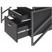 Beliani Secretária MORITON 117x57 Preto