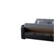 Sofá cama PRIMA  3 lugares preto cinza Preto / Cinza