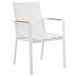 Beliani Cadeira de jardim BUSSETO Branco