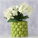 Vaso de flores LIME 14cm vaso de porcelana da marca BOLTZE  Verde