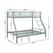 Beliche duplo metálico AS-121 145x200 Branco/ Preto