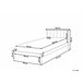 Beliani Cama com estrado Pinho BARRET 106x210 Castanho