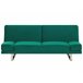 Beliani Sofá-cama Veludo YORK Verde