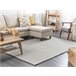 Beliani Pelos curtos KILIS 140x200 Cinza Claro