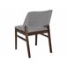 Beliani Silla de comedor BELLA Cinza Claro