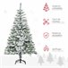 Árvore de Natal Artificial PVC e Aço HOMCOM, casa - natal Verde