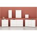 Mesa de cabeceira 2 gavetas NOVA Branco