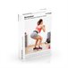 Cinto com Elásticos de Resistência para Glúteos e Guia de Exercícios Laranja