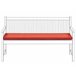 Beliani Almofada de assento para exterior VIVARA 152x54 Vermelho
