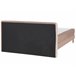 Beliani Cama continental Veludo MARQUISE 191x213 Rosa Talco