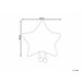 Beliani Almofada decorativa STARFRUIT Branco/ Bege