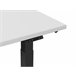 Beliani Secretária DESTIN 130x72 Cinza