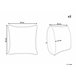 Beliani Almofada decorativa DOURIS 45x45 Bege