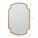 [en.casa] Espelho de parede Aura design atrativo MDF Dourado