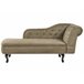 Beliani Chaise longue versão à direita Veludo NIMES Verde
