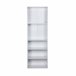 Módulo de roupeiro com 5 prateleiras, painéis laminados 60 Branco