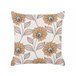 Beliani Almofada decorativa TUBEROSE Branco/ Bege