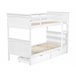 Beliani Beliche Pinho ALBON 97x208 Branco