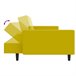 2 pcs conjunto de sofá - Sofás moduláveis Amarelo
