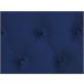 Beliani Cama com estrado Veludo GASSIN 100x231 Azul Marino