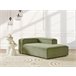Beliani Chaise longue Bombazine ARDAL Verde