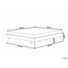 Beliani Cama com estrado MDF BERRIC 167x202 Branco