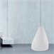 Puff PERA semi pele 80x110cm Branco