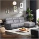 Chaise longue relax eléctrico MOON Cinza