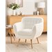 Beliani Poltrona MELBY Branco
