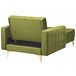 Beliani Chaise longue Veludo ABERDEEN Verde