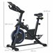 Bicicleta Estática Aço e ABS HOMCOM Azul