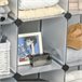 Armário Modular PP, aço HOMCOM, casa - móveis de armazenamento Transparente