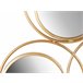 Beliani Espelho decorativo LESCAR Dourado