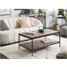 Beliani Mesa de comedor BALLINA 100x52 Castanho
