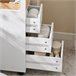 Armário de casa de banho BZR54-W SoBuy Branco