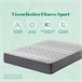 Colchão de espuma de memória Fitness Sport Thermoadjustable Bezen|Alta Firmeza |Máximo relaxamento 