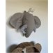 Beliani Decoração de parede TANTOR Branco/ Bege