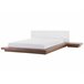 Beliani Cama com LED MDF ZEN 328x229 Castanho