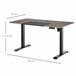 Secretária Elétrica de Pé Metal, Melamina de Madeira Vinsetto 140x70 Preto