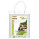 Toldo de sombra rectangular Aktive Garden cor branca Branco