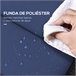 Almofada para Espreguiçadeira Poliéster Azul