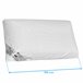 Almofada de espuma viscoelástica Moshy de altura média 150x35 Branco