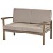 Beliani Conjunto lounge Madeira de acácia MANILA Castanho