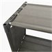 Estante de Armazenamento 2|3|4 Pisos 12 Furos PVC e Tecido Nyana Home 123x125x29 cm 125 Preto