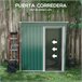 Abrigo de Exterior Aço e PP Outsunny Verde