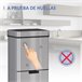 Balde de Lixo Aço Inoxidável e ABS HOMCOM, casa - cozinha Cinza