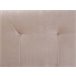 Beliani Cama continental Veludo MARQUISE 191x213 Rosa Talco