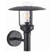 Beliani Iluminação de parede para exterior TIZU Preto